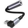 Adattatore USB-C Jack 3,5 mm Audio Samsung iPhone 16 17 18, 1 Porta