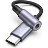 Adattatore USB-C Jack 3,5 mm Audio Samsung iPhone 16 17 18, 1 Porta