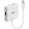 Lindy 41035 Adattatore Mini DisplayPort 1.2 a HDMI 4K30/DVI/VGA mDP 1.2 to HDMI,
