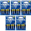 VARTA 20x VARTA Longlife Power Batterie Stilo AA LR6 Alcaline Made in Germany
