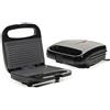 Tostiera Elettrica 750W Ampie Piastre Antiaderenti Piedini Antiscivolo e Manico