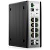 ZYXEL Switch Poe 8 Porte | Smart Managed Gigabit Ethernet | GS1915D-10HPv2 | 8x GbE PoE+ con Budget di 140W + 2x SFP Uplink, Senza Ventola, NebulaFlex, VLAN, QoS, Guida DIN, Alimentatore non incluso