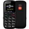 artfone CS181 Nero - Telefono Cellulare per Anziani con Tasti Grandi丨Funzione SO
