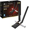 TP-Link TP Link Archer TXE72E Scheda di Rete WiFi 6E AXE5400 PCIe Scheda WiFi PC Fisso