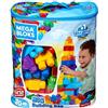 Mega Brands MEGA Bloks-Big Building Bag Sacca Ecologica, 80 Pezzi, Blocchi da Costruzione, G