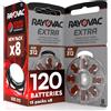 Udivita 120 Batterie Per Apparecchi Acustici Auricolari Rayovac Extra Misura 312 PR41 (M