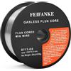 FEIFANKE Filo Animato No Gas 0,8MM 1KG Filo Saldatrice E71T-GS Bobina Filo Anima