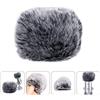Reusable Plush Microphone Sleeve Wind Muff Soft Multi Color Mic Protector