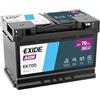 EXIDE BATERÍA 12V/70AH - 760 CCA - AGM EXIDE EK700