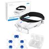 Does not apply Lente Di Ingrandimento Frontale Con Luce 2 LED Lente D'Ingrandimento a Testa Ric