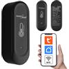 Green Blue GreenBlue GB741 WiFi Sensore di Temperatura e Umidità per Interni ed Esterni Termometro Senza Fili IP65 con Notifiche Cronologia di misurazione Calibrazione