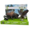 COLLECTA Set di 3 animali selvatici in una confezione PUZZOLE BISONTE