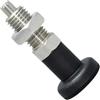 Eurowagens Facile da Usare Acciaio Inox Pomello Stantuffo Metallo Pin Bolt per Preciso