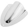 Eurowagens Barca a Conchiglia Sfiato Inox Filo di Acciaio Canalina 100x86mm Marine Lucidato