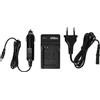 vhbw Caricatore per Canon PowerShot A3200 IS A3300 IS SD300 A3350 IS SD200 4,2V +12V