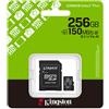 Kingston SDCS3-256GB Micro Sd Card 256GB Kingston classe 10 Canvas Select Plus