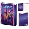Pyramid International K-Pop Demon Hunters Huntrix - Quaderno A4 a spirale, prodotto con licenza uffici