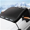 Telo Neve Magnetico per Parabrezza con Striscia Riflettente Adatto per alla