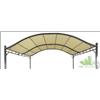 GDLC TELO RICAMBIO PER GAZEBO PERGOLA MAXI 300X400 3X4 MT ACCIAIO 160 MG/MQ BEIGE