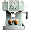 Cecotec Macchina da caffè tradizionale Cecotec Power Espresso 20, colore verde chiaro.