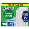 Swiffer Dry Panni Catturapolvere Confezione da 90 Ricariche GIGA PACK + 3 WET