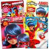 Miraculous Disney Bundle - Set di attività a forma di coccinella per bambini, 80 pg, libro da colorare, Grab n Go Play Pack, Imagine Ink Book, adesivi e altre forniture per feste a tema coccinella