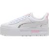 PUMA Scarpe da ginnastica bianche con plateau Puma Mayze UT Anidescent da donna, tagl