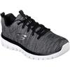 Skechers Sport Donna GRACEFUL TWISTED FORTUNE Sneakers Scarpe Nere