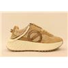 NO NAME CARTER JOGGER W SUEDE-LIZO ginnastica donna in pelle e tessuto nude-nude