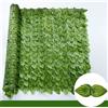 100x300cm Artificiale Edera Siepi Muro Foglia Verde Recinto Giardino Decorazione