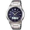 Casio Orologio da uomo Casio Wave Ceptor WVA-M630D-2AJF Radio Solar Silver Navy