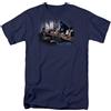 NCIS Original Cast T-Shirt Uomo Blu 100% Cotone Manica Corta Collo Rotondo
