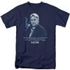 NCIS Gibbs Nome Del Rio T-Shirt Uomo Blu 100% Cotone Maniche Corte