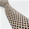 Gucci Cravatta Gucci nuova mai usata beige geometrica 100% seta Made in Italy