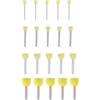 20Pcs Bamboo Handle Sponge Painting Brushes Reusable Round Sponges Kids Art