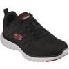 Skechers Uomo Flex Advantage 4.0 - VALKIN Sneakers 232243 Nero