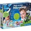 Clementoni Microscopio per bambini con kit per esperimenti, ingrandimento 150x, verde - N