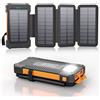 Sprockly Powerbank solare da 26800 mAh Powerbank USB C 18 W ricarica rapida per iPhone
