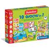 Clementoni Sapientino 10 Giochi In 1 - Gioco Educativo per Bambini 3-6 Anni, Sch