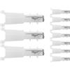 Reusable Nose Hair Trimmer Blade Replacement Head Silver Steel for DIY Grooming