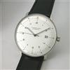 Junghans Orologio automatico Junghans Max Bill 027 4700 00 nero da uomo in pelle con s...
