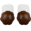 Bye Bra Assorbitori in Silicone per Sollevare il Seno Marrone M