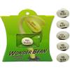 Feel Green Wonder Bean (5 pz), fagiolo con messaggio di fortuna inciso, prodotto in Austria, idea regalo sostenibile, per piante