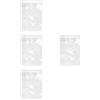 Reusable Small Clear Plastic Card Protector Sleeves Self Sealing Cellophane Bags