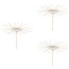 3Pcs Reusable Bamboo Umbrella Bones Classic Paper Frame for Home Use