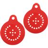 Reusable Silicone Popcorn Maker Lid Universal Vent Cap for Home Use Red