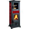 La Nordica STUFA A LEGNA GEMMA FORNO 5.0 Col. Elegance Bordeaux