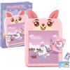 Luxma Lavagna magnetica per disegnare per ragazze, puzzle, unicorno, pennarello