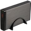 i tec Box esterno hard disk 3.5" SATA MYSAFE Usb 3.0 Enclosure Grey MYSAFE35U401