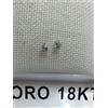 Orecchini in oro bianco 750 18 kt diamanti e topazi naturali con garanzia +2317